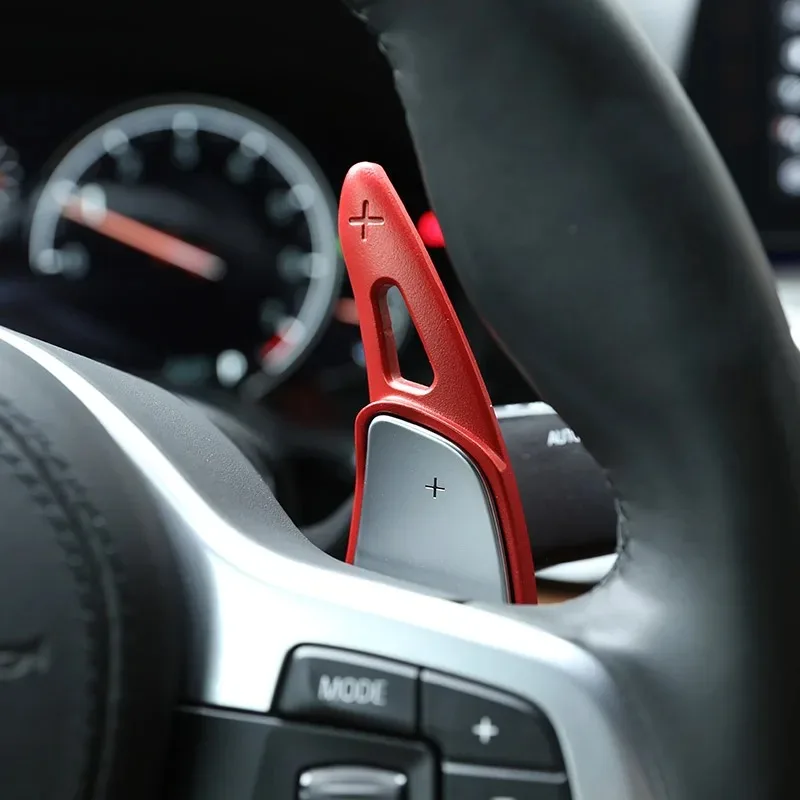 

For Toyota GR Supra A90 MK5 2019-2026 Aluminum Alloy Black Steering Wheel Shift Paddle Decoration Trim Interior Car Accessories