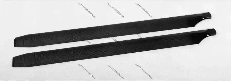 Helicopter Spare Parts 830mm Carbon Fiber Main Rotor Blades High‑Strength Replacement For Aerial Photography Helicopter