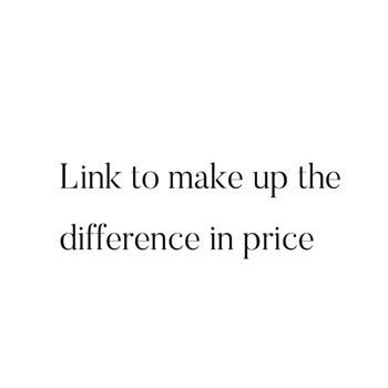 Link to make up the difference in price