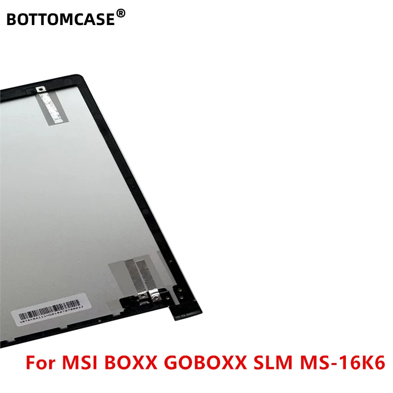 Imagem -04 - Bottomcase Novo para Msi Boxx Goboxx Slm Ms16k6 Lcd Capa Traseira Case Superior Prata 3076k6a111