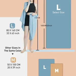 Khăn thể dục dụng cụ khô nhanh, ion bạc, chất xơ hấp thụ không mùi 8 Khăn phòng tập thể dục bán hàng chính - 1