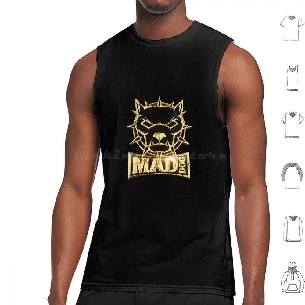 

Mad Dog Tank Tops Vest Sleeveless Mad Dog Maddog Dj Music Hardstyle Hardcore Rawstyle Early Festival Fun Style Holland Dog Mad
