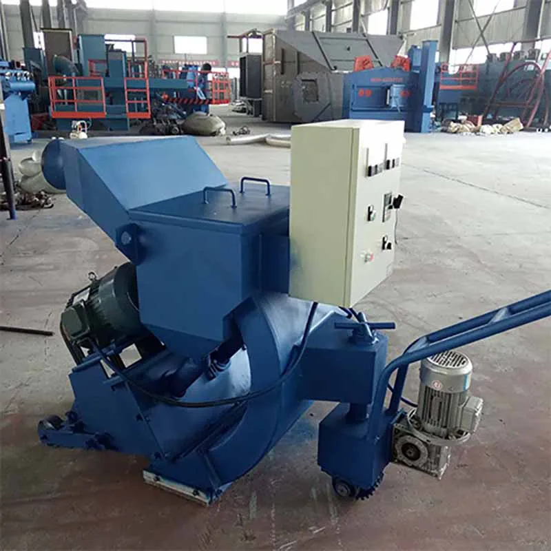 Portable Asphalt Pavement Shot Blaster Mobile Concrete Road Cleaning Machine