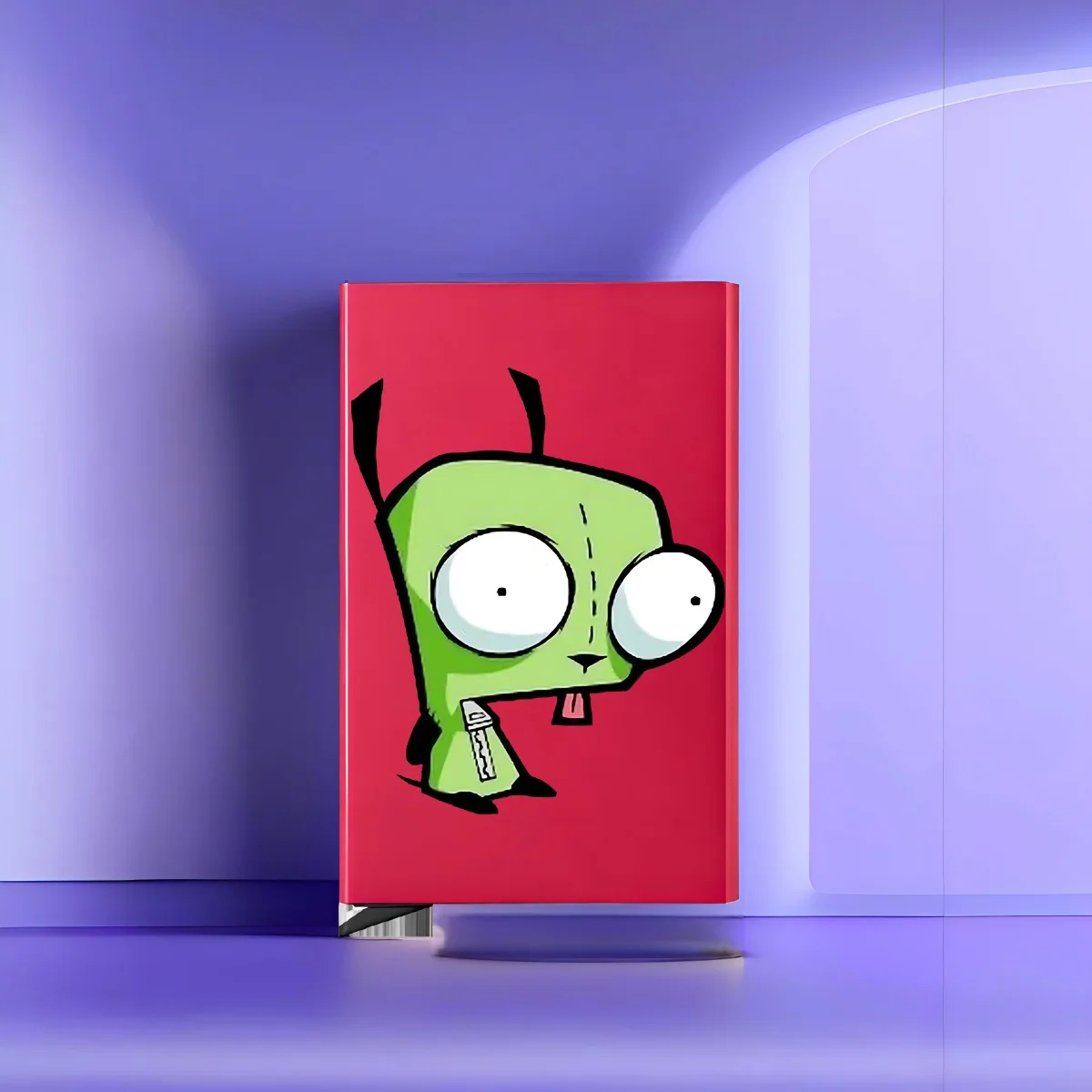 GIR Invader Zim 2026 新しいスタイルのファッションプリントカードケース さまざまなカラーオプション 使いやすい コンパクトで日常のニーズに最適