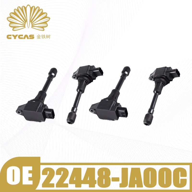 

4pcs CYCAS Ignition Coil 22448-ED000 22448-JA00C For Nissan TIIDA TEANA SYLPHY X-TRAIL Qashqai Rogue Cube Q50 Q70 QX50 QX70