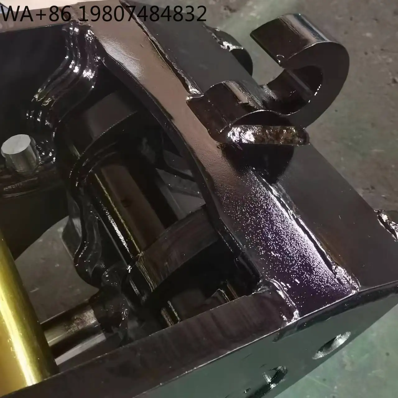 

1-4 Ton Mini Excavator Hydraulic Quick Coupler Compact Stable Quick Hitch Lightweight Construction Connection Parts