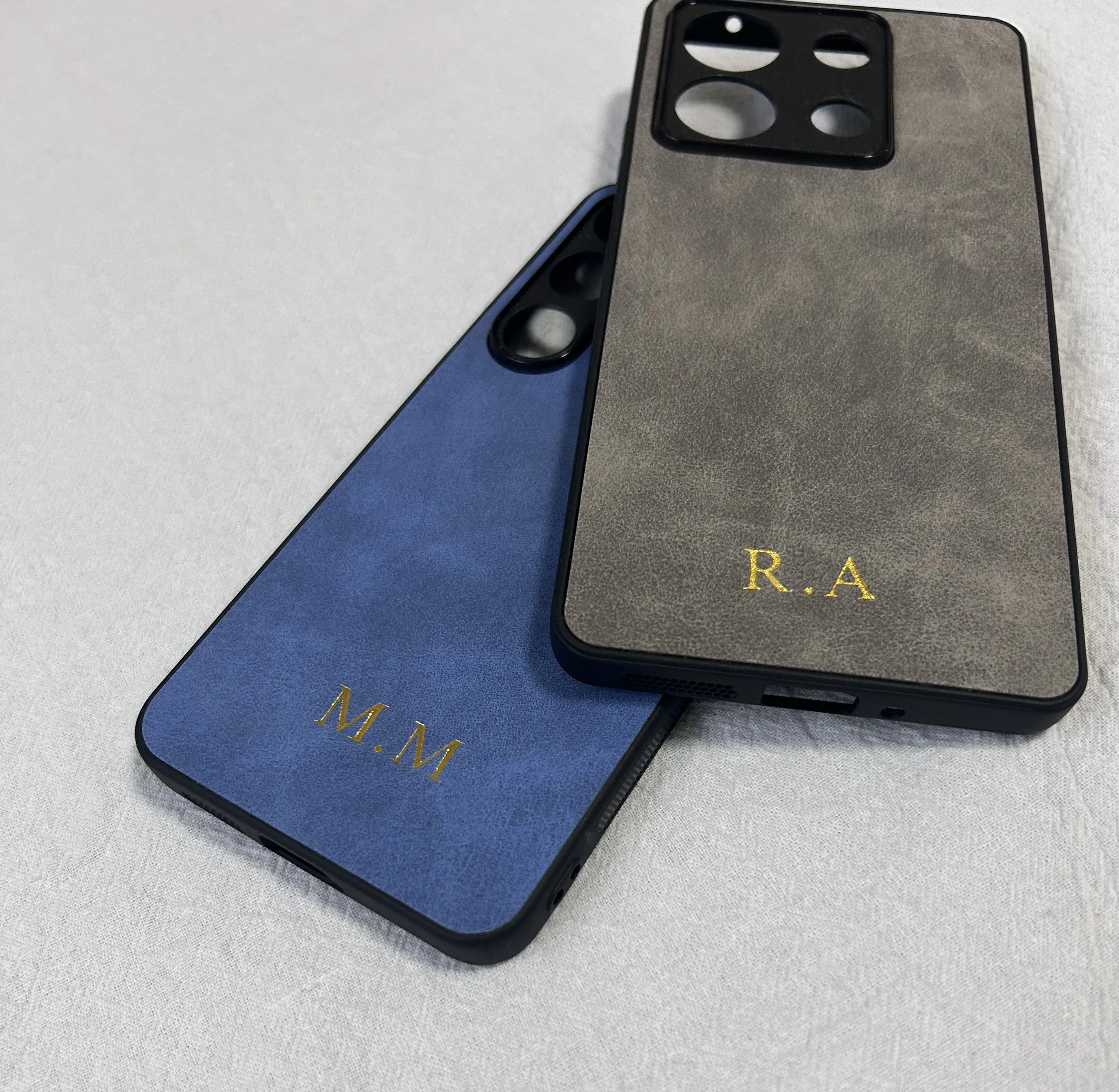 

Custom Personalised Initial Name Case For Samsung galaxy S25 S24 S23 S22 S21 Plus S22 Ultra S20 S21 FE 5G S10 Leather Cover