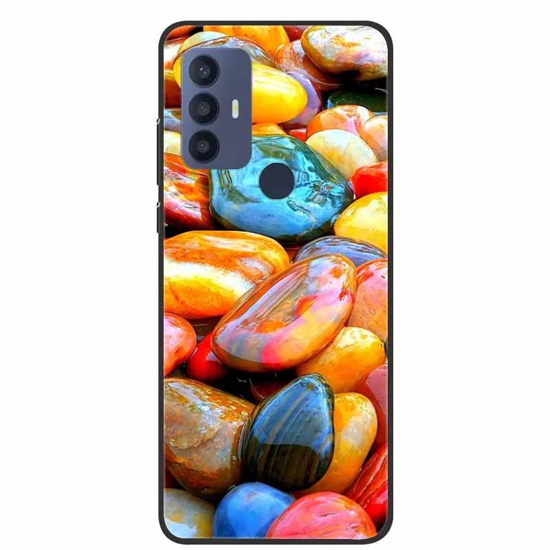 For TCL 30 SE Case 2022 Lovely Cool Printing Silicon Soft Phone Cover for TCL 30 SE 6.52'' 30SE Cases 6165A 6165H Cute Capa Para