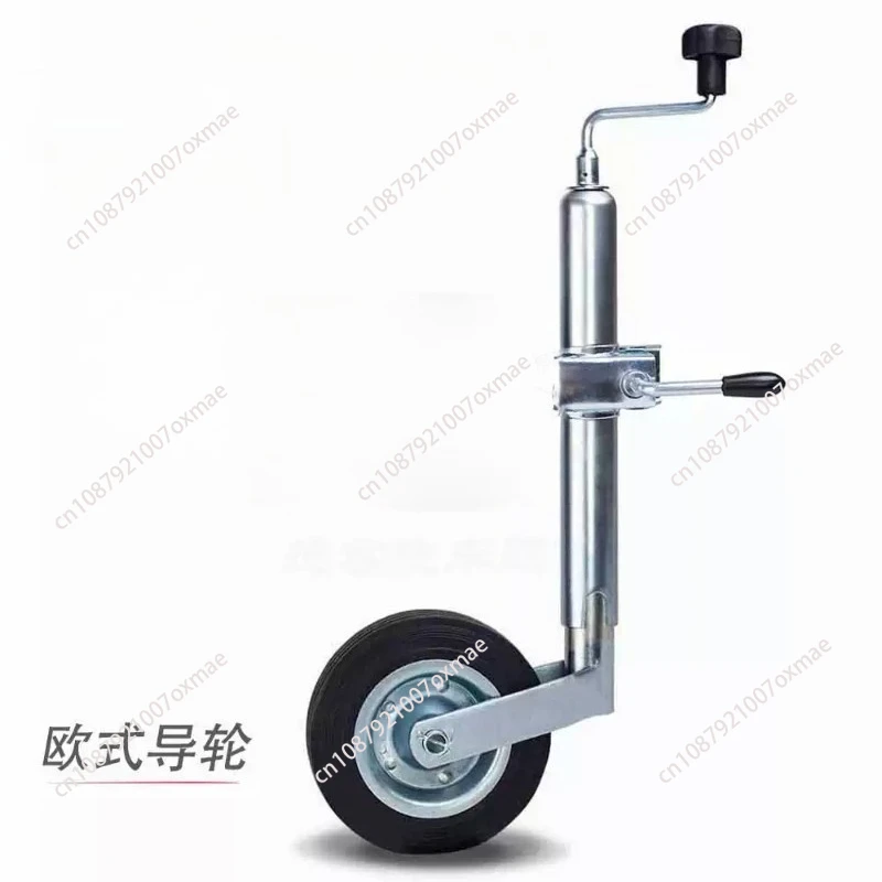 

Type Top Wind Trailer Jack Jockey Wheel RV Stand With Clamp 48MM Tube CAP 150KG Caravan Accessories Camper Parts