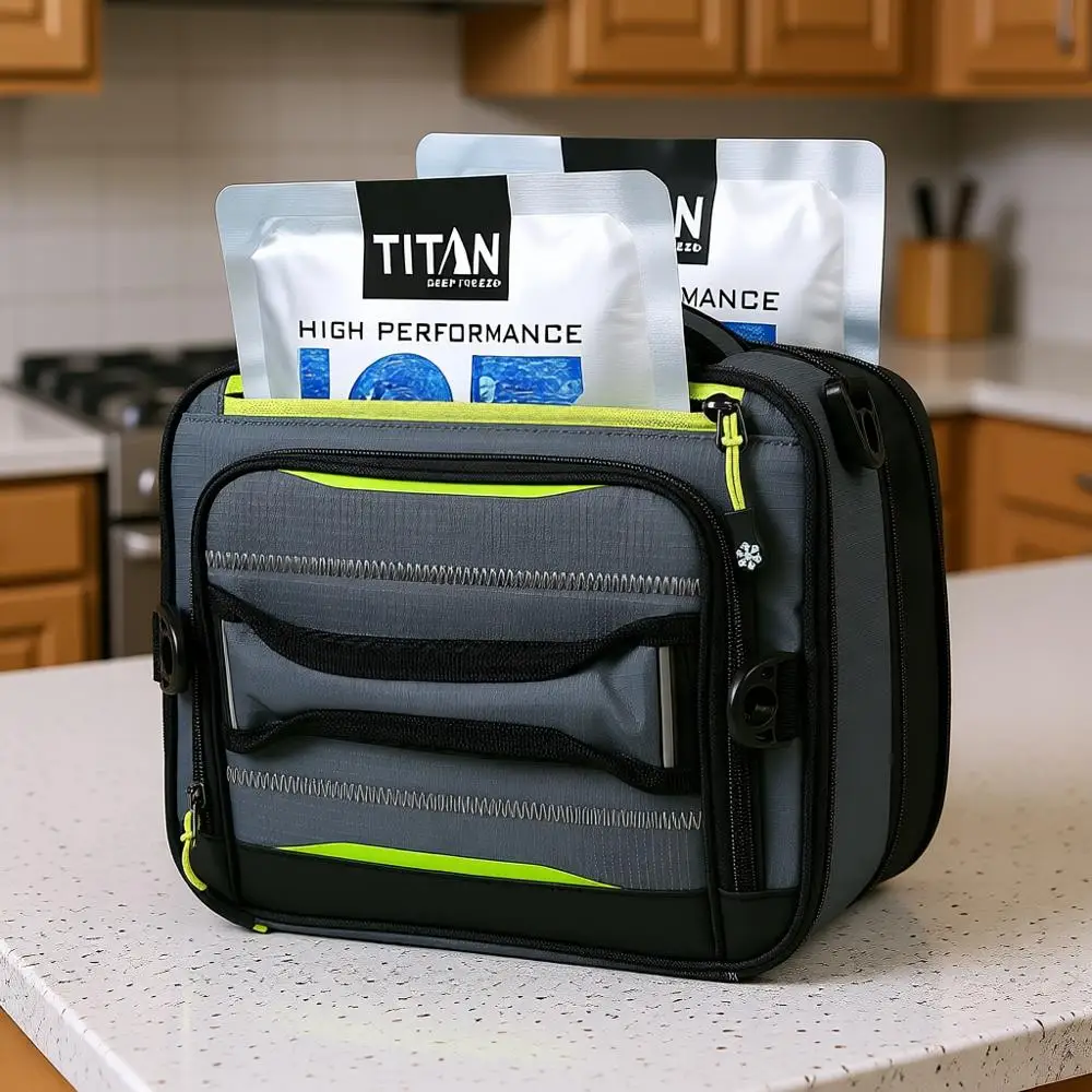 

Deep Freeze Expandable Insulated Horizontal Lunch Pack, Grey