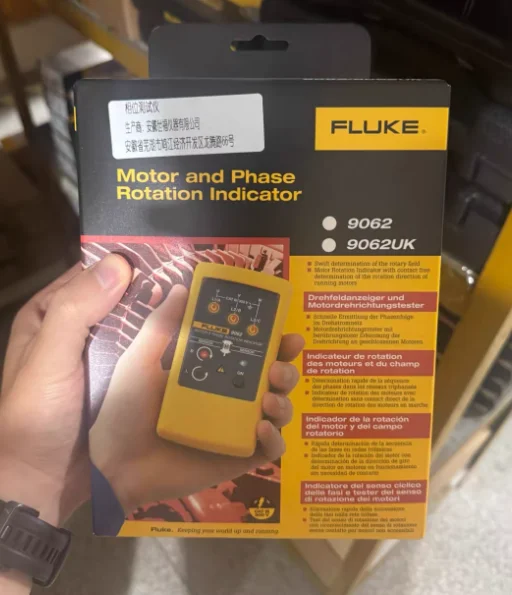 Fluke 9040 9062 Phase Rotation Indicator Phase Rotation Indicator with High Voltage Capability for Industrial Applications