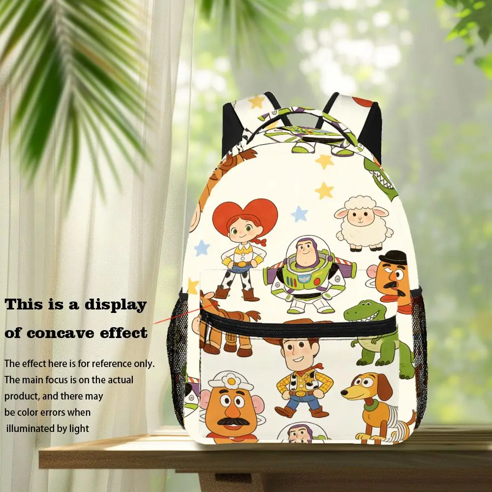 Mochila Disney Toy Story Woody Buzz Lightyear, bolso informal, gran capacidad, regalo de alta calidad, uso diario personalizado