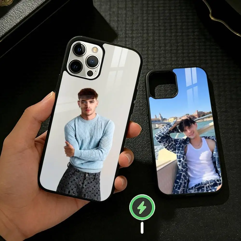 

G-Gabriel Guevara Phone Case For iPhone 17 16 15 14 13 12 Pro Max Plus for Mirror Wireless Magnetic Cover
