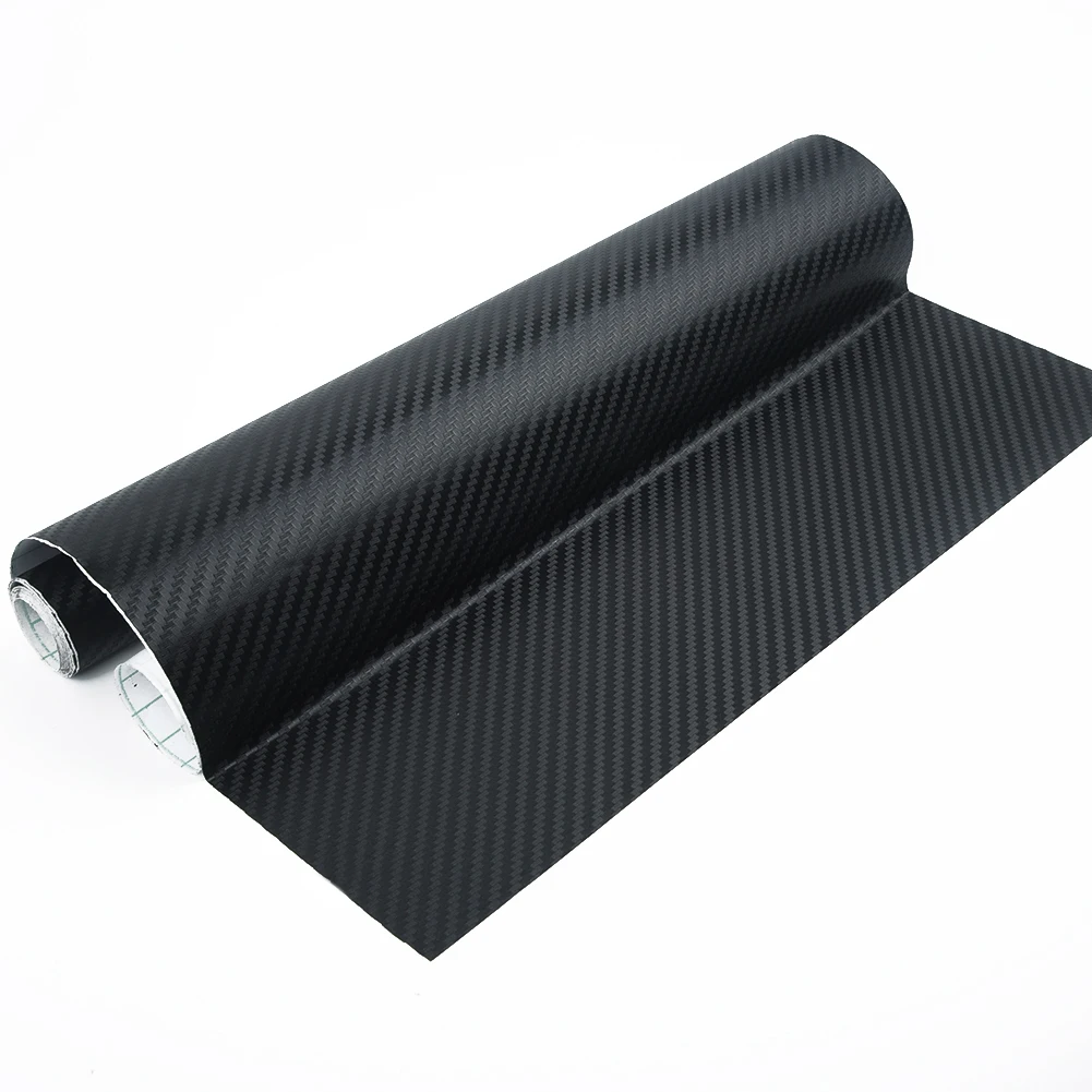 

127x30cm Car Body 3D Carbon Fiber Sticker Vinyl Wrap Sheet Roll Film Sticker Automobile Carbon Fiber Stickers Universal