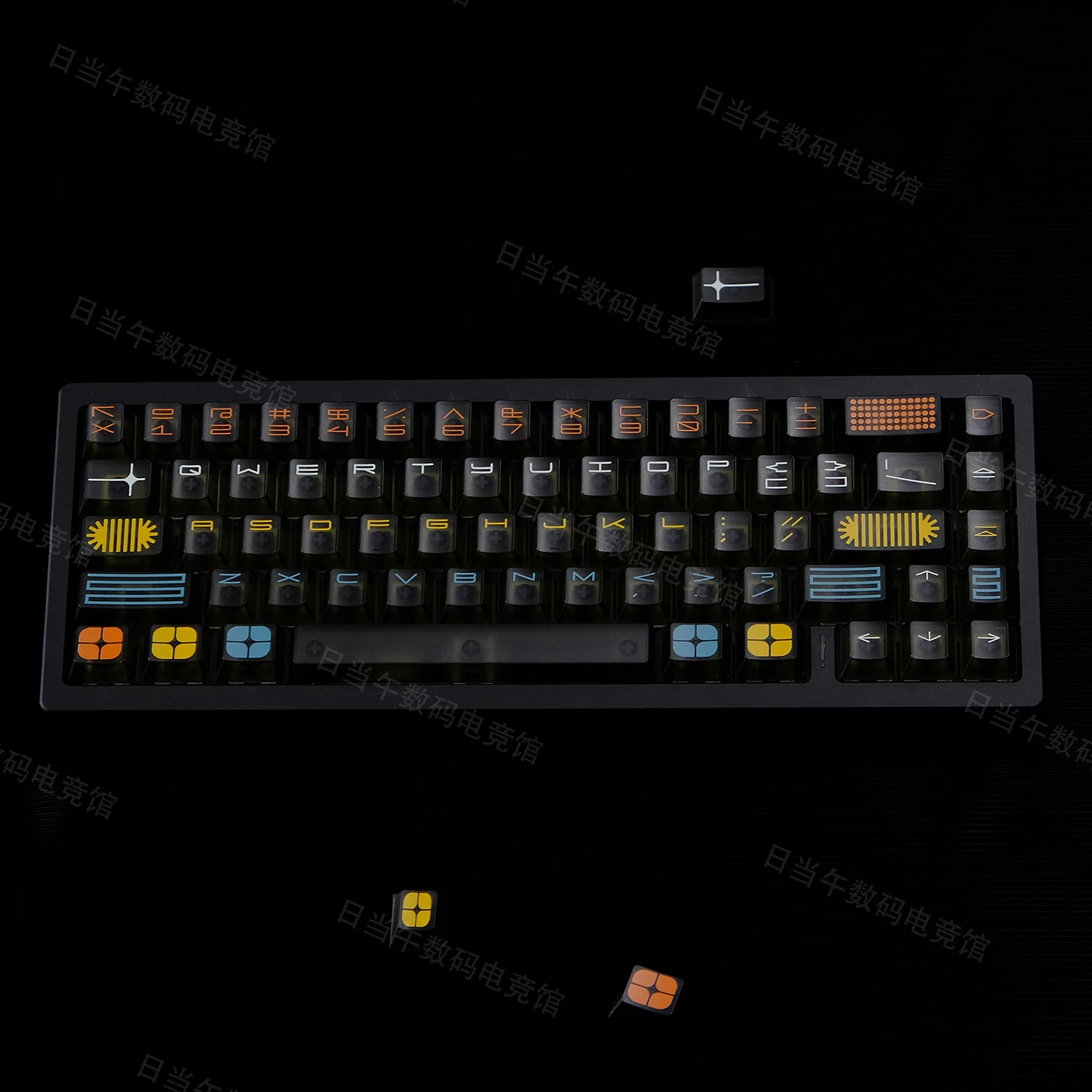 

Expo ABS fog transparent keycap RGB original highly mechanical keyboard modified wooting color change