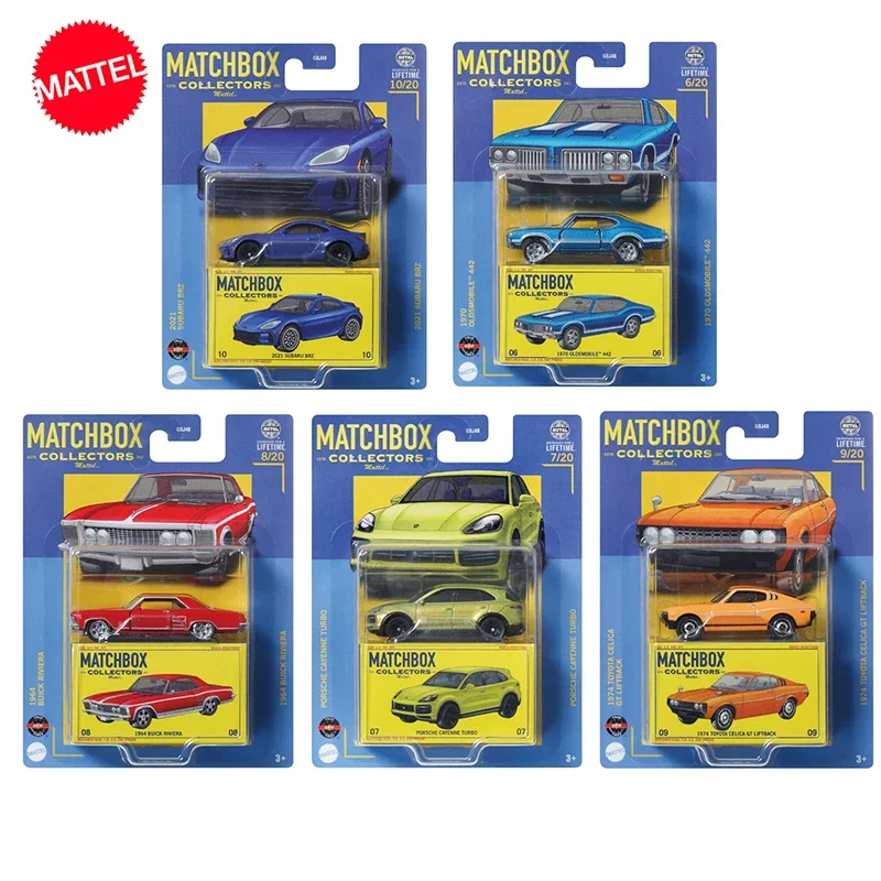 Original Matchbox Car 1/64 Diecast Collectors 2021 Porsche Cayenne Turbo Subaru Brz Vehicle Model Toys for Boys Birthday Gift