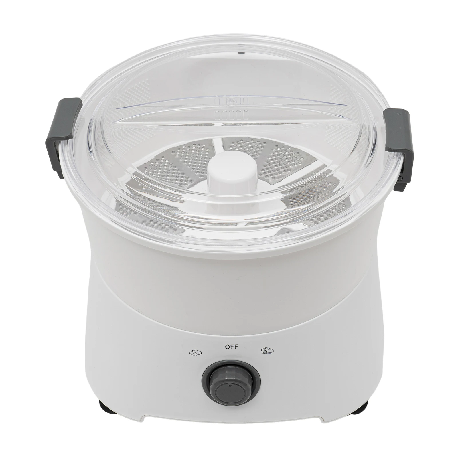 

85W 110-120V Electric Potato Peeler One-button Drive Automatic Peeler Spinner for Kitchens Restaurant Fast Food Shops White