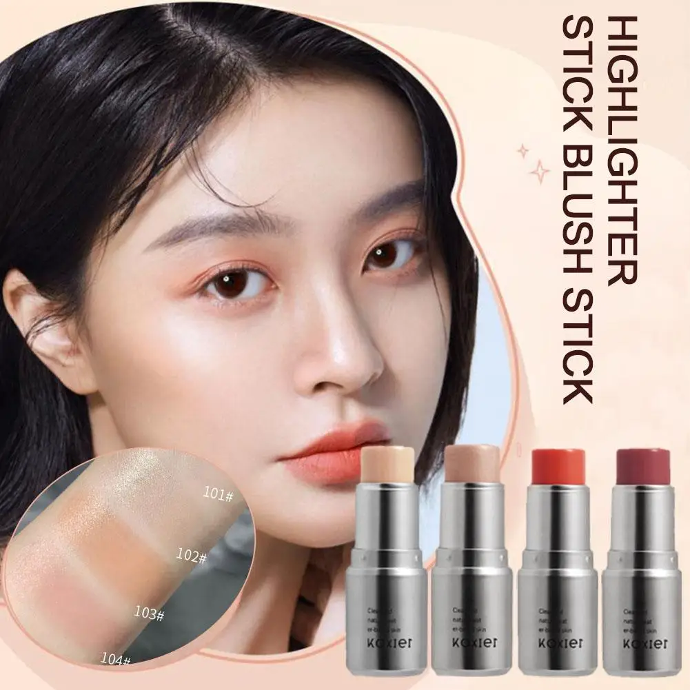 Shimmer Water Light Highlighter Stick Blush Stick Make Brighten Face Contour Face Makeup Dropship Body Up Cosme B7z9