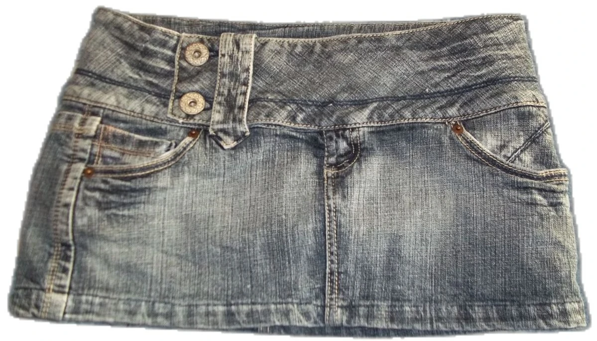 Y2K New Gothic Cute Denim Skirt Womens Clothing Harajuku Vintage Slim Skirt Kawaii Light Blue Jean Low Waist Short Mini Skirt