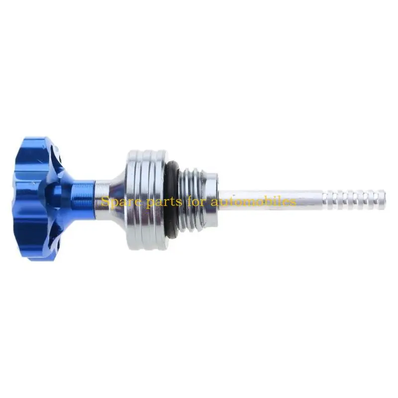 H58F محرك علبة المرافق مقياس الزيت دراجة نارية الملحقات محرك مقياس مقياس متر زيت الألومنيوم مقياس قبعات التوصيل #4