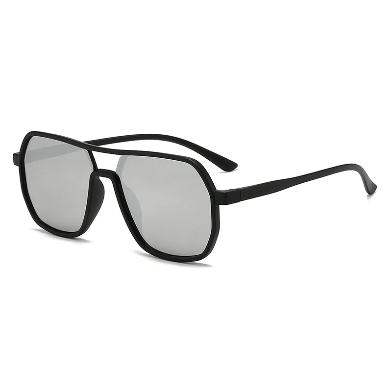 Nuevas gafas de sol, montura de cuerpo, Marco grande, pantalla, cara, gafas de sol pequeñas, gafas UV de conducción a la moda para hombres y mujeres