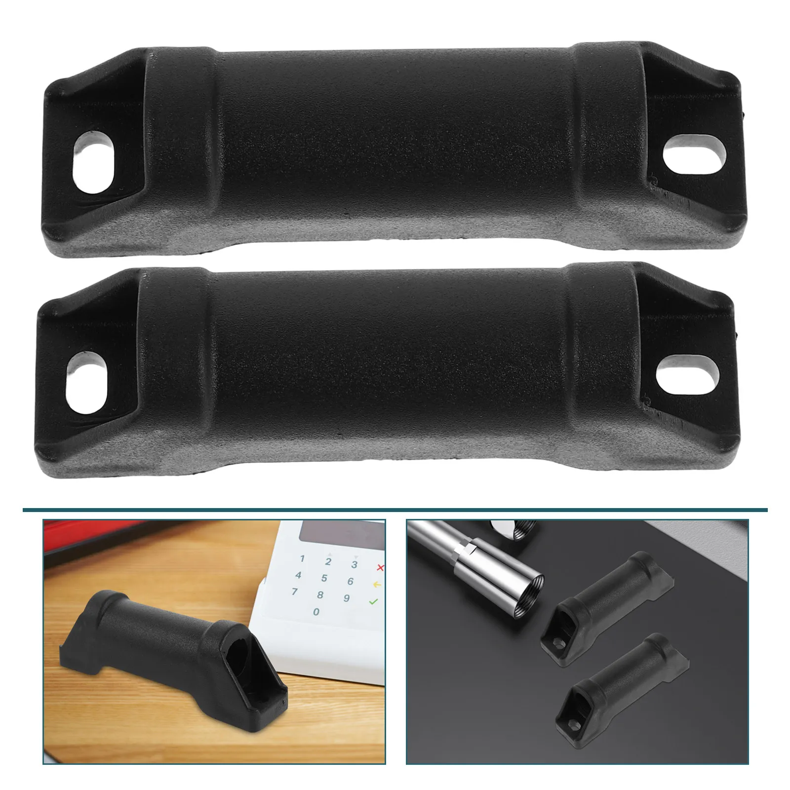 2Pcs Footrest Sliders Replaceable Office Chair Parts Desk Chair Footrest Slider Pads Ergonomic Comfortable Foot Rest Pedal