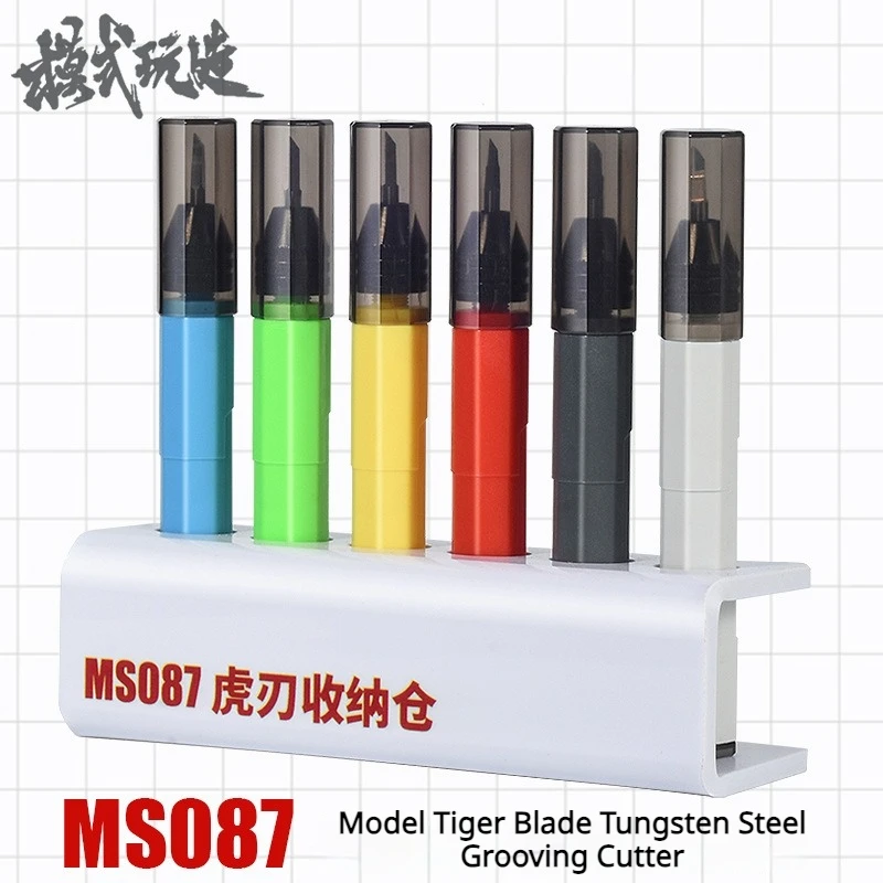 MSWZ MS-087 Tungsten Steel Model Scriber Precision Line Engraving Push Knife for Gundam Military Model Hobby DIY