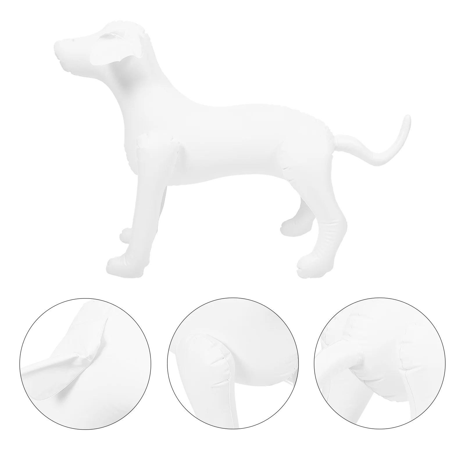Pet Clothing Model Dog Mannequin Shop Display Inflatable Stand for Clothes Dress