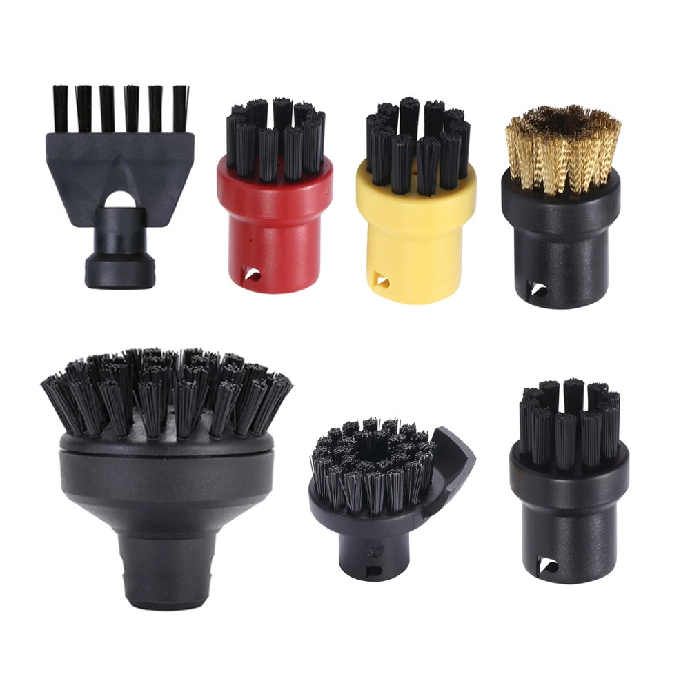 

Round Brush Flat Brush Head for SC1 SC2 SC3 SC4 Large Round Brush Cleaning Brush for Steam Cleaner Sweeper