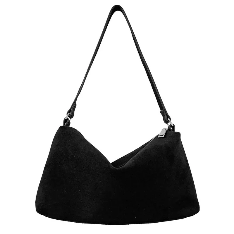 حقيبة تحت الإبط حقائب كروسبودي للنساء حقيبة كتف ريترو حقيبة جلدية من جلد الغزال حقائب فئة متعددة الاستخدامات لفتاة مصمم حقائب SUмка Sac #5