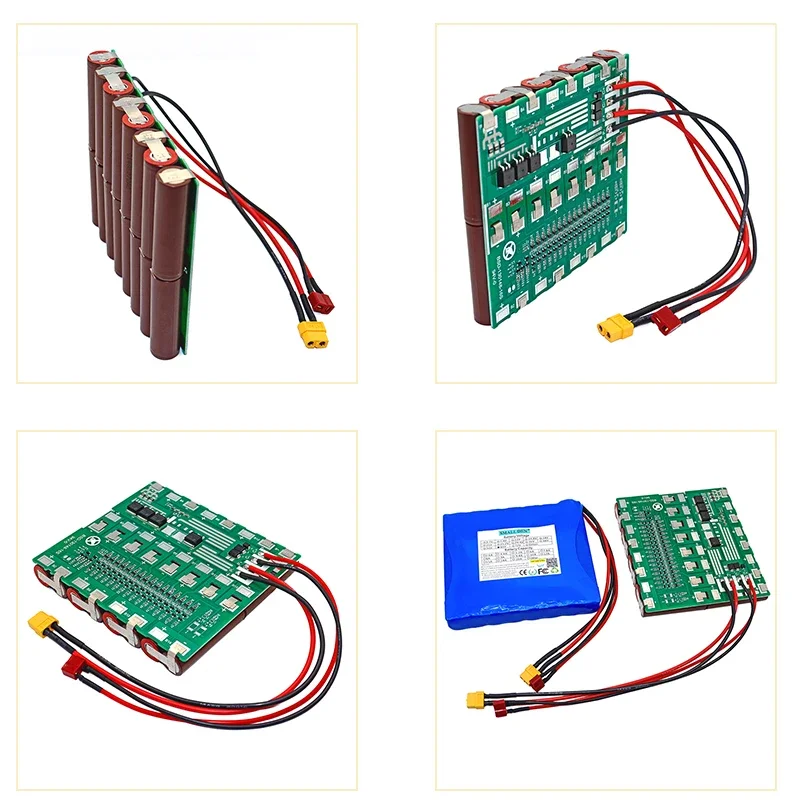 60V 2.2Ah 2.6Ah 3Ah 3.4Ah  Lithium Battery Pack 16S1P With BMS Balance Bike Electric Unicycle Rechargeable Battery