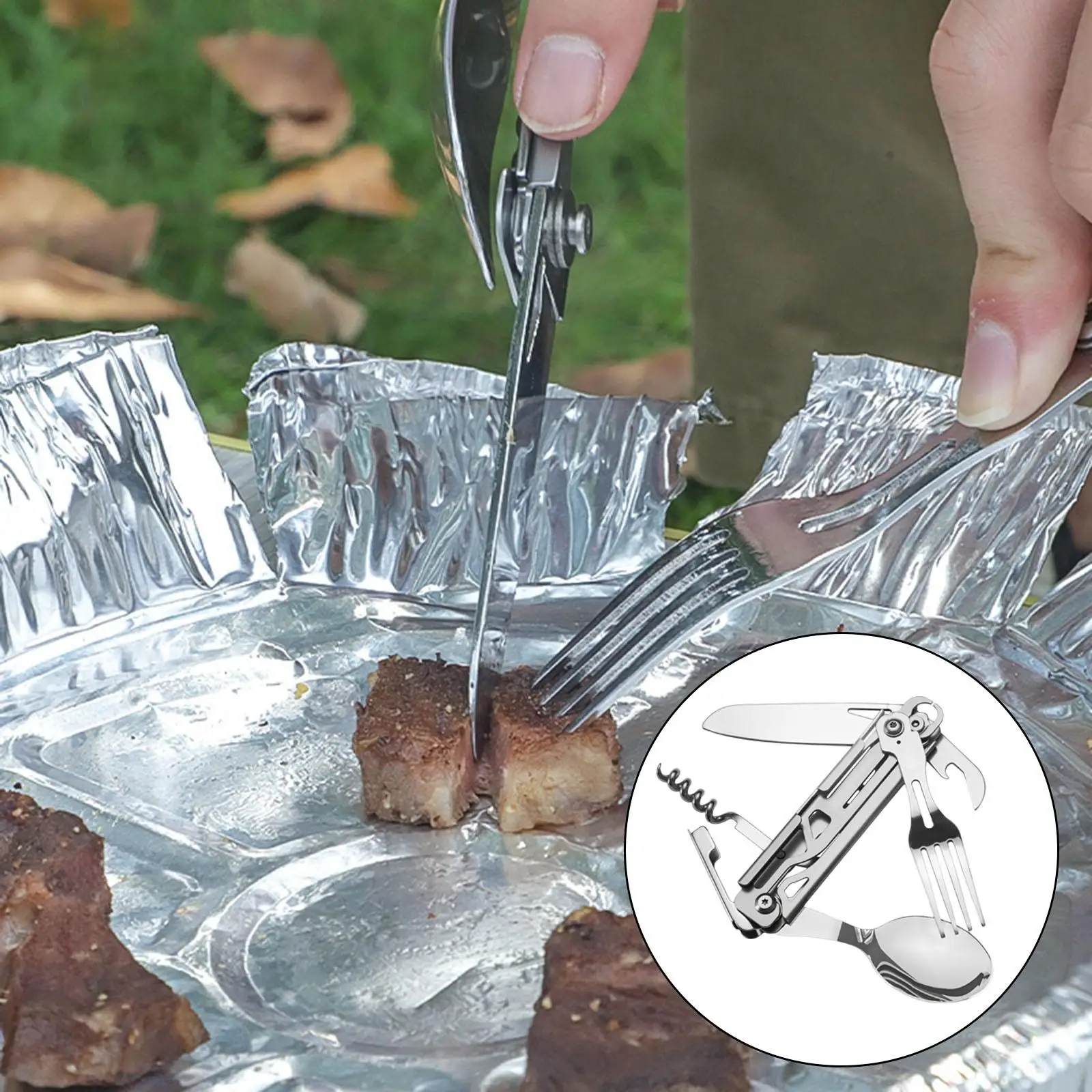 

Survival Foldable Knife Gadgets Pocket Hunting Goods Durable for Emergency