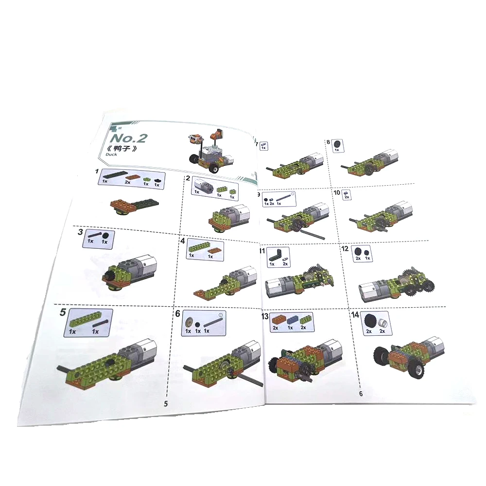 Wedo 2.0 Education Building Blocks English Book Compatible With