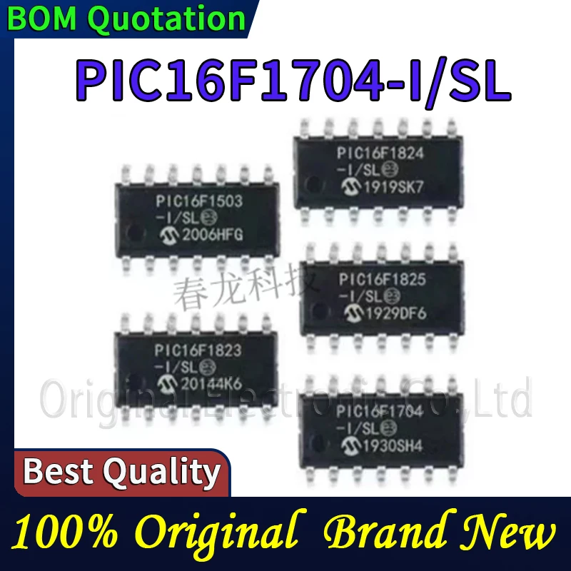 10pcs/lot PIC16F1704-I/SL  Original  In stock High quality