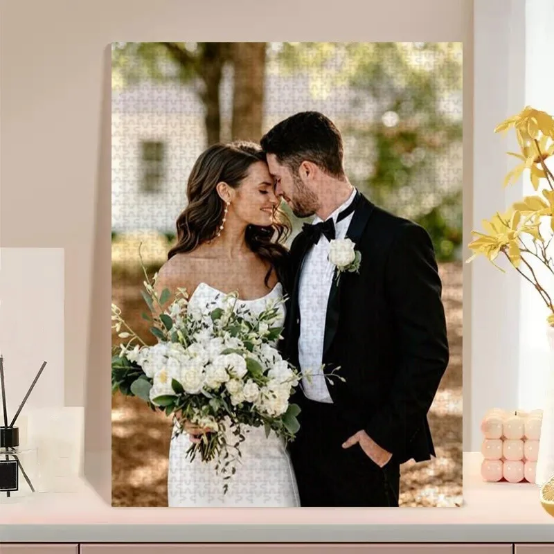 35/300/500/1000pcs Personalized Custom Photo Puzzle Selfie Photo Customize Your Puzzle To Create An One-Of-A-Kind Present.
