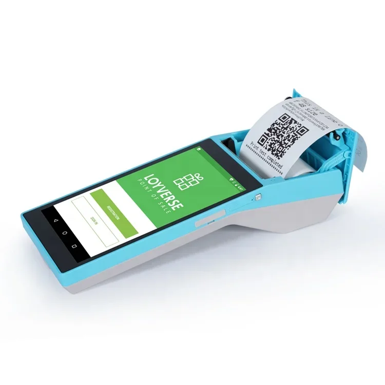 Eboleta Cheaper SP01 PDAs Mobile Android 8.1 Handheld POS Terminal with Printer For Loyverse/Inventory /Restaurants/Supermarket