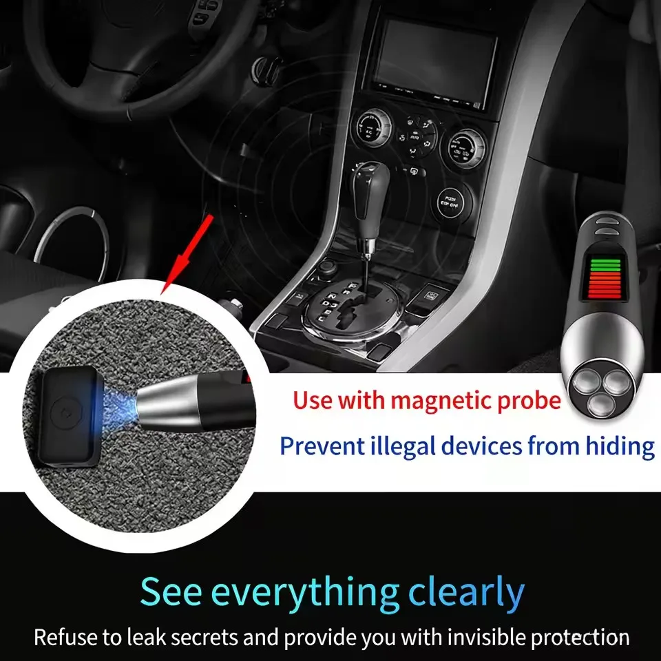 Professional Hidden Camera Detector, GPS Tracker Finder, Anti Eavesdropping Device with Laser Scan,Accuracy Detection for Travel