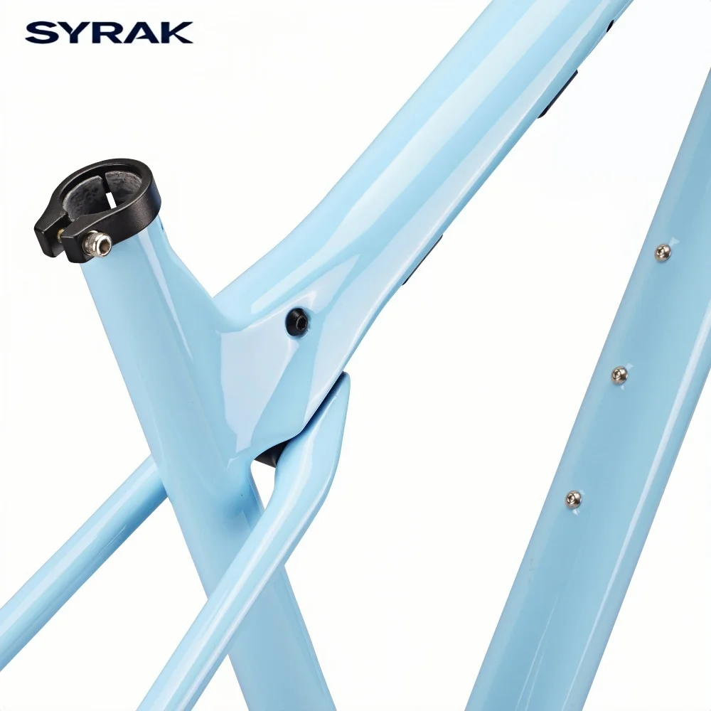 SYRAK 2026 تصميم جديد 29er دفعة BSA S M L الكربون تعليق ماتي لامع Traval 100 مللي متر الكربون إطار الجبلية إطار الكربون الجبلية