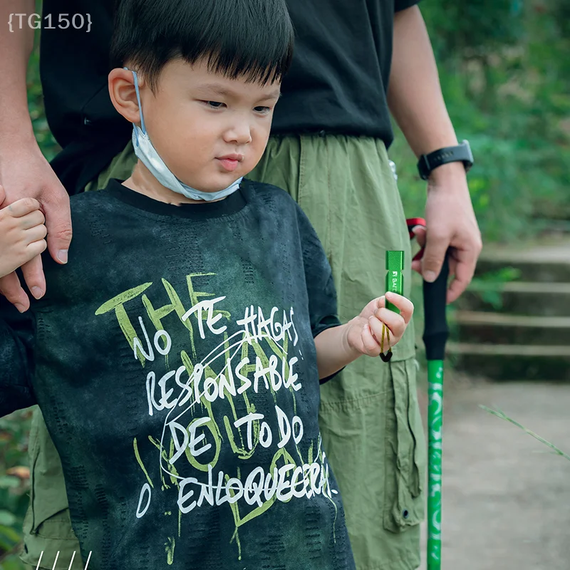 1 Pcs Multifunction Survival Whistle, Aluminum Alloy Double Pipe Keychain With Rope For Outdoor Emergency