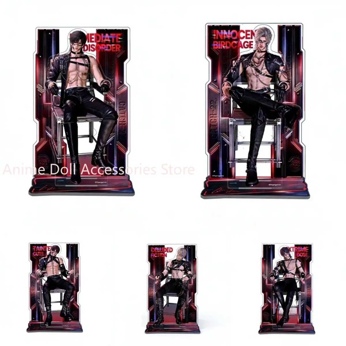 

Anime Love and Deepspace Rafayel Xavier Figurine Acrylic Stand Desk Display Collection Standing Plate Toys Gifts