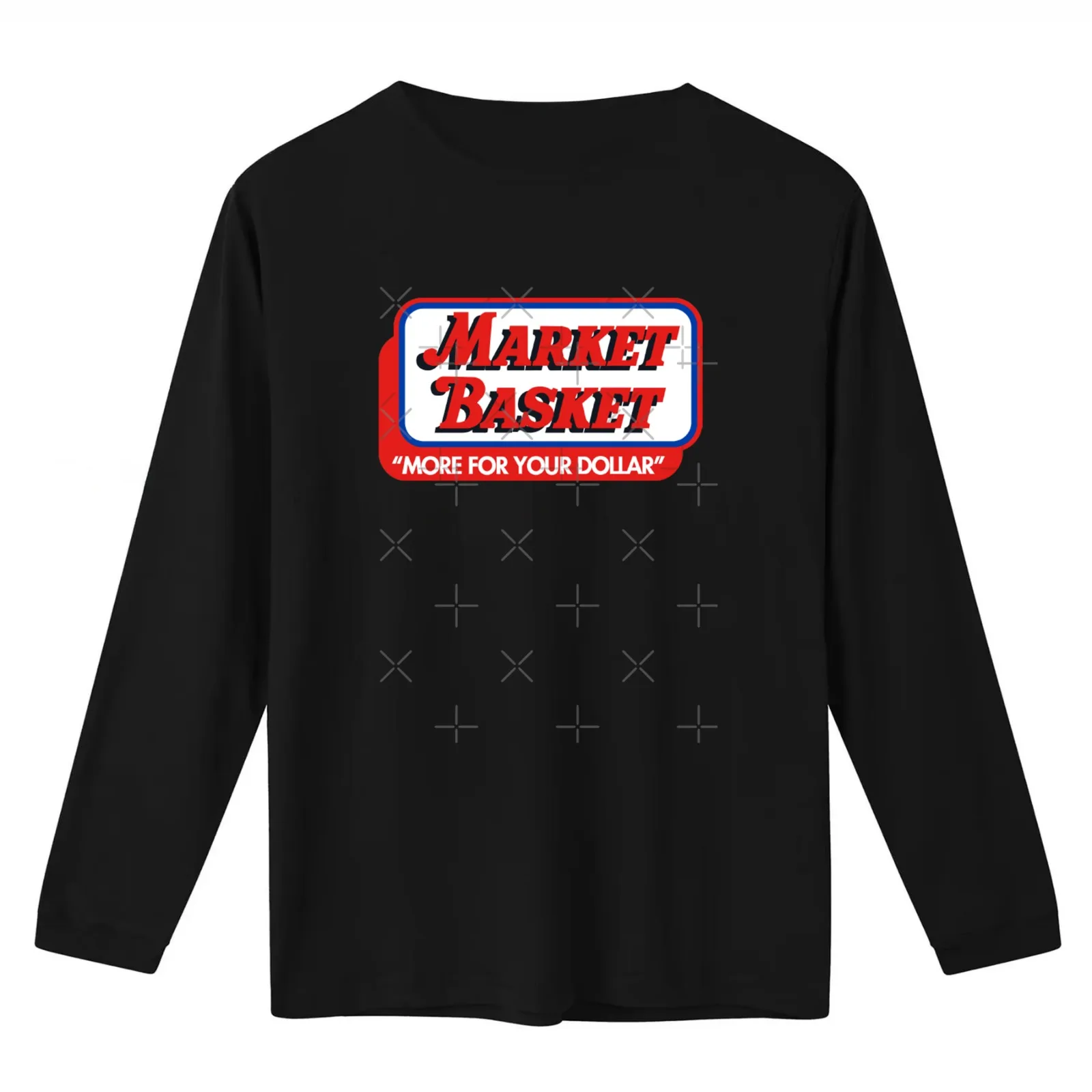 Market Basket Supermarket T-Shirt Summer Casual Cotton Tee Oversized Streetwear Tops Vintage Graphic Print Unisex Men Women