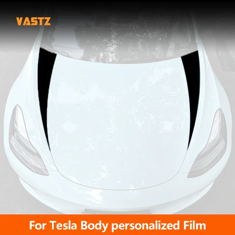 VASTZ for Tesla Model 3 Y Personalized Car Body Decoration Hood Body Side Film 2019 2020 2021 2022 2023 2024 Car Accessories