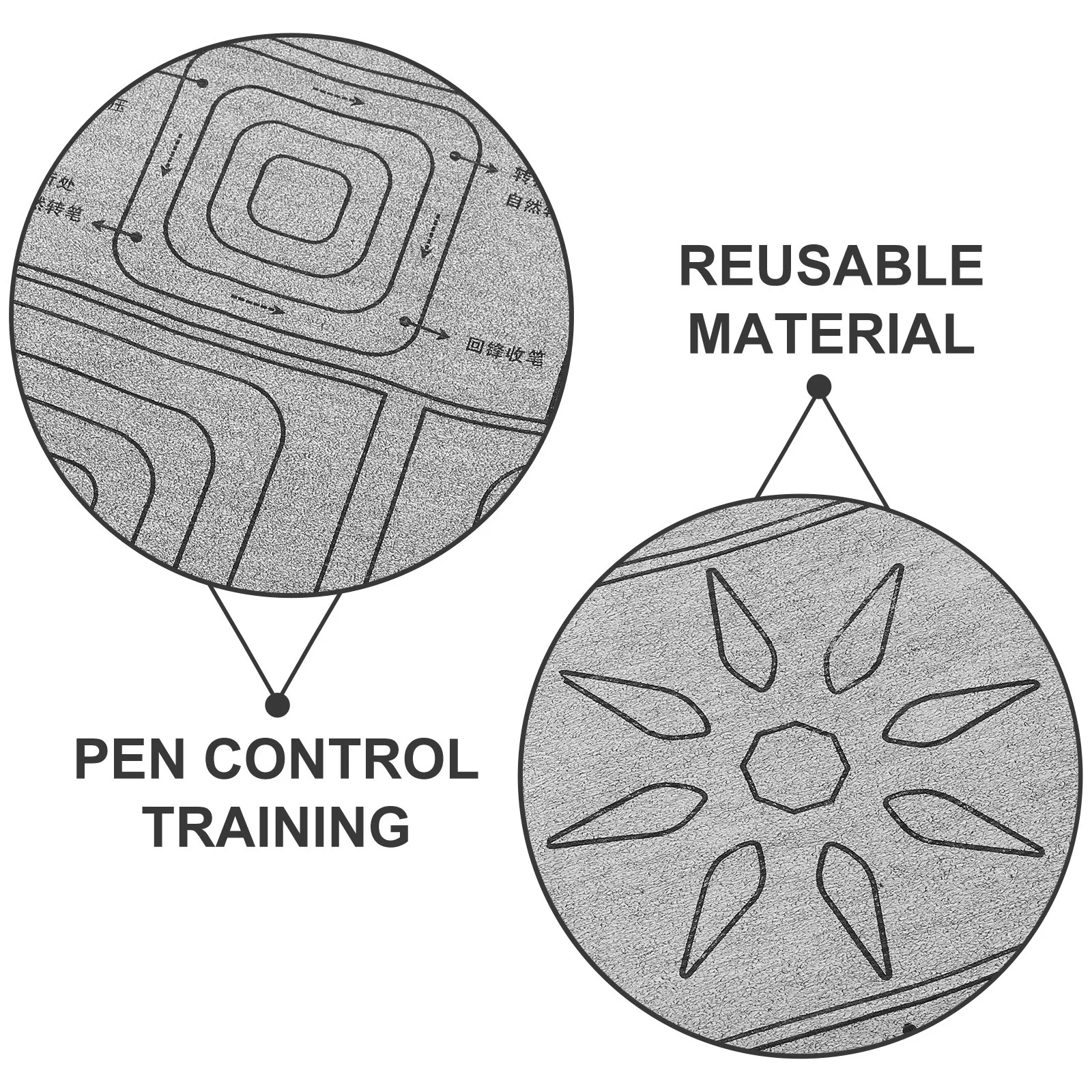 1Set Thick Reusable Water Writing Cloth Chinese Calligraphy Practice Sheet Pen Control Training Tracing Pad Beginner Kit