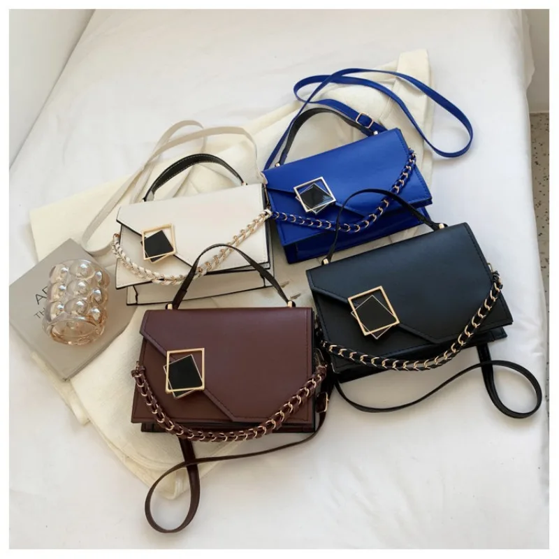 Foreign Trade Popular Women\'s Bag  Fashion Simple Shoulder Bag Women Ins Internet Celebrity Foreign Style Portable Messenger Bag