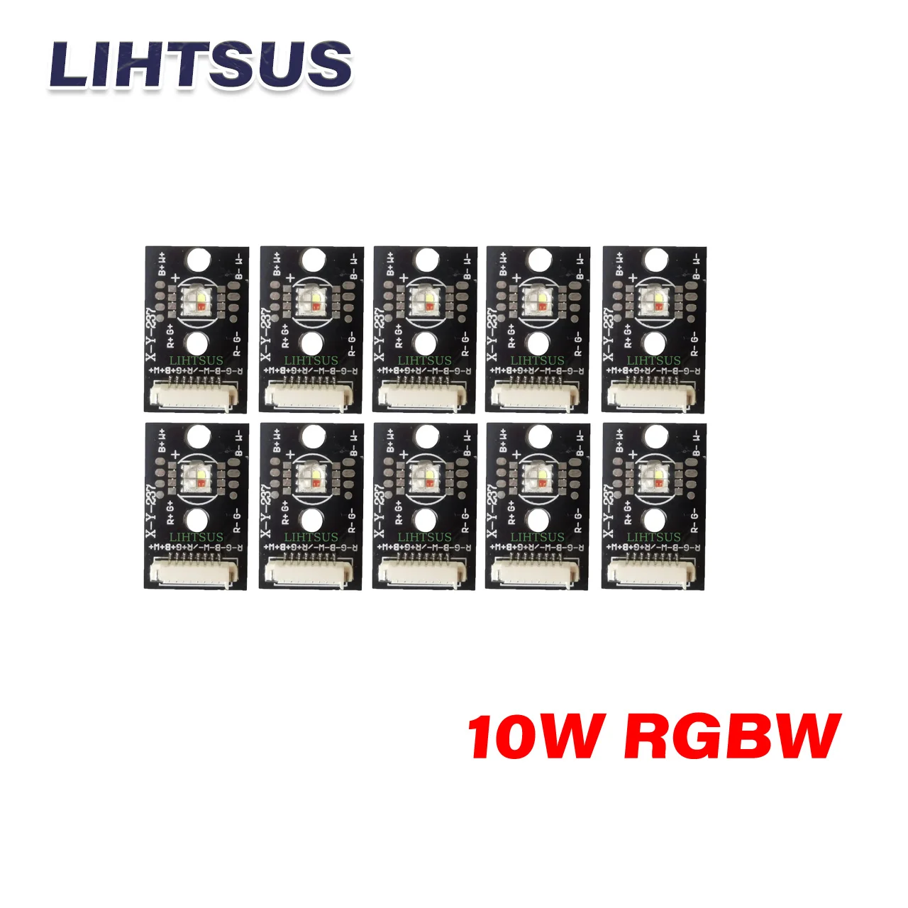 

10Pcs High Quality 10W RGBW 4IN1 LED Source Lamp Source LED Mini Lighting 4Head 8Head Mini Led Moving Light Free Shipping