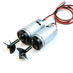 6V-12V podwodny ster strumieniowy 390 silnik 13000 obr/min z gumową wodoodporną uszczelką do przynęta na ryby łodzi RC wodoodporny Propulsor