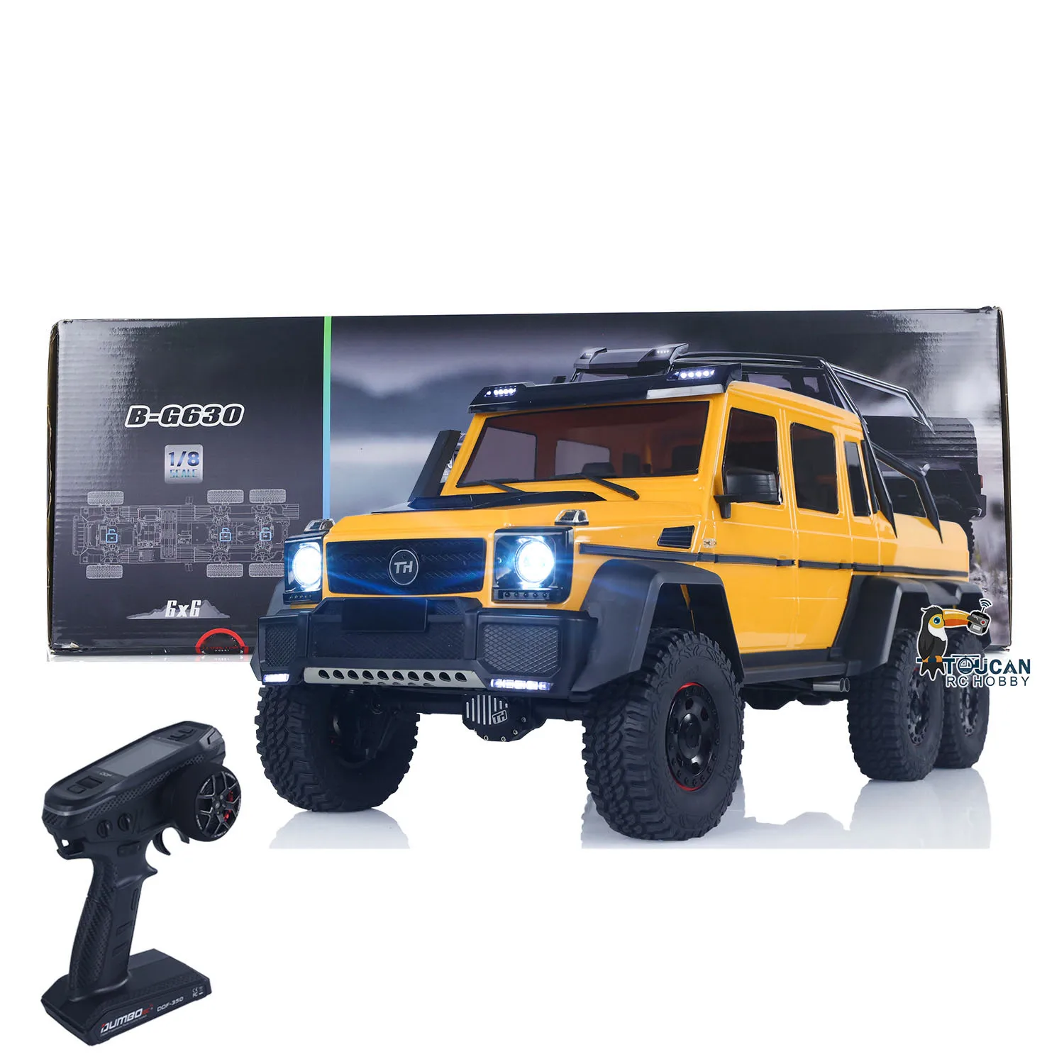 

RC Гусеничный трекжер HOBBY KM6 6WD 1/8 Радиоуправляемый внедорожник Электрические модели автомобилей 2-скоростные замки оси 775 Матовый двигатель