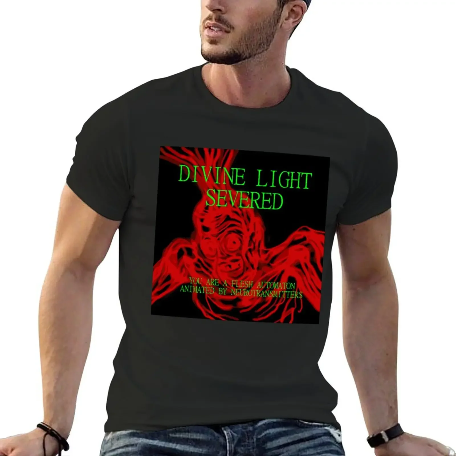 DIVINE LIGHT SEVERED - Cruelty Squad T-Shirt oversized graphic tee cheap stuff tee shirts for men