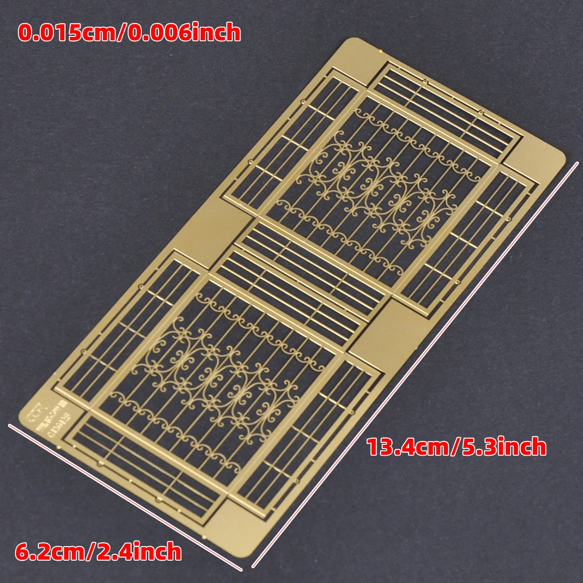 1/35 Photo Eatch PE Miniature Diorama Scale Model Kit Security Window Burglary-Resisting Window Bar Fence Protection Net