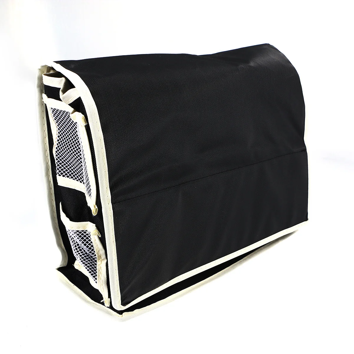 

Bedside Organizer Black Oxford Pvc Foldable Storage Pocket For Remote Controller Holder Dorm Bedroom Desk Sofa Chair